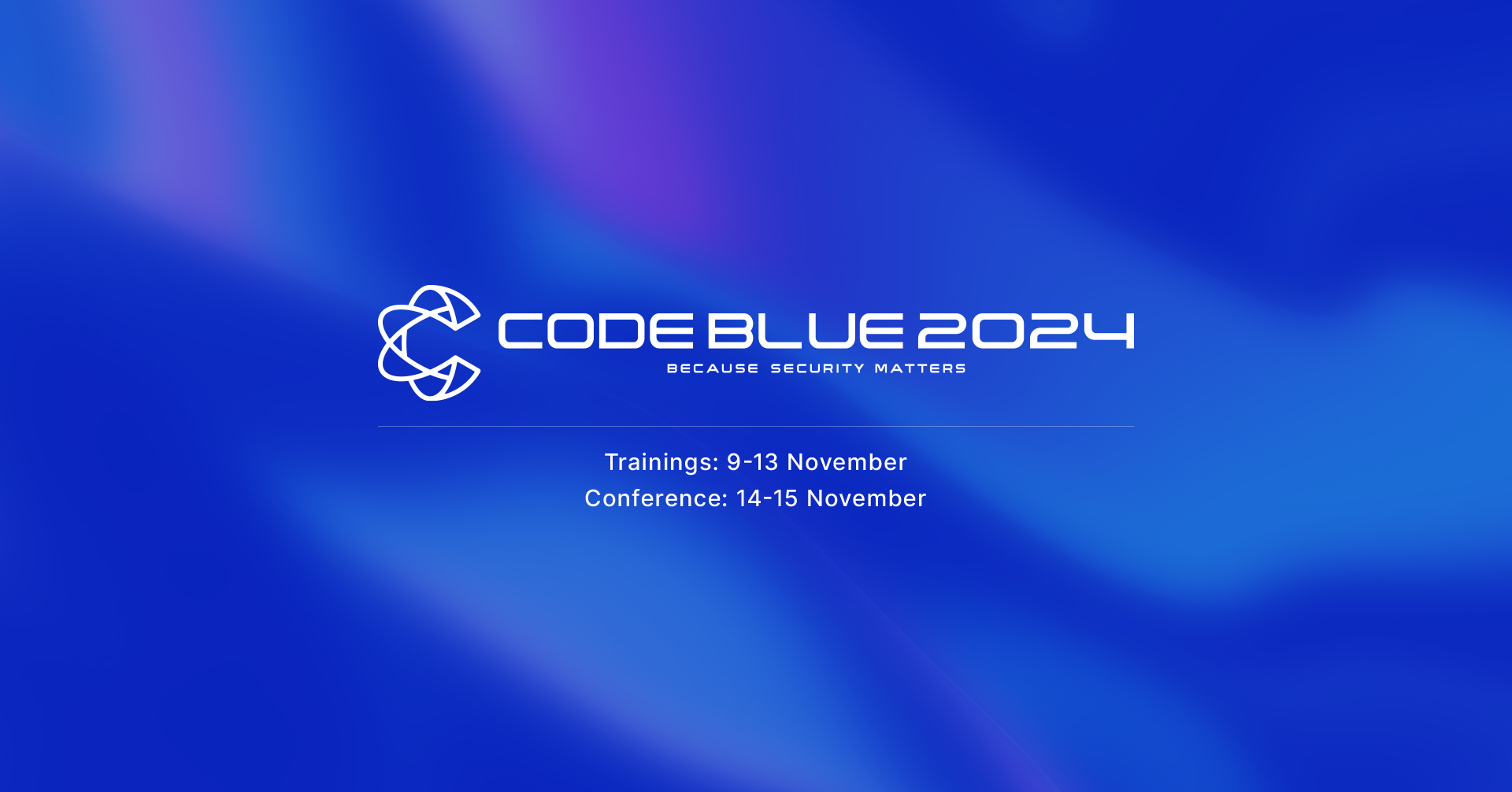 「CODE BLUE 2024」にスポンサーとして協賛しています